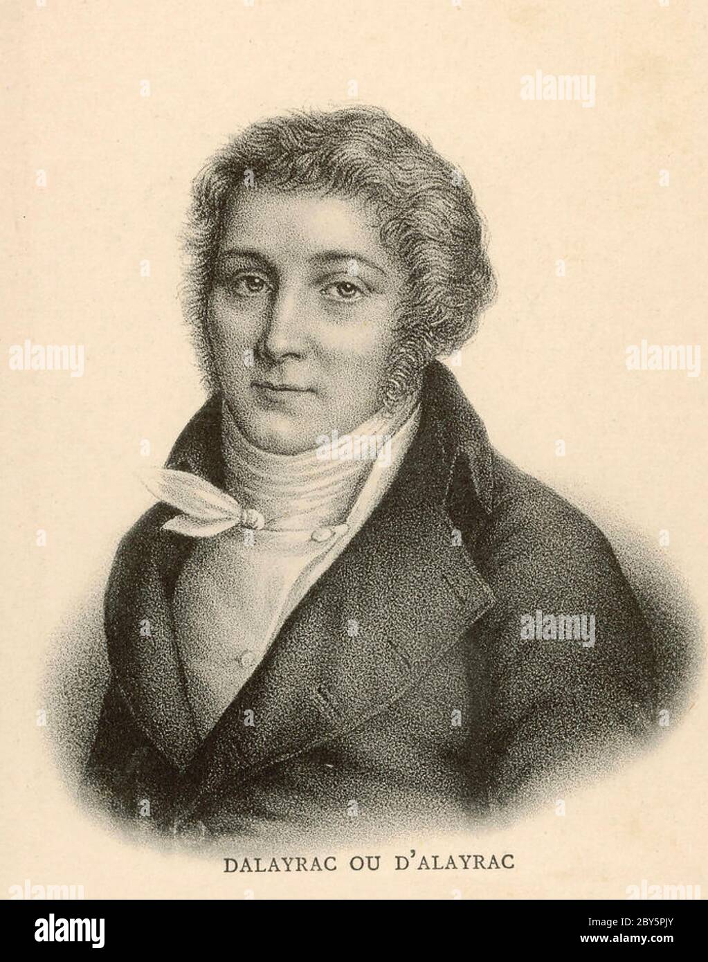 NICOLAS DALAYRAC (1753-1809) compositeur français classique Banque D'Images