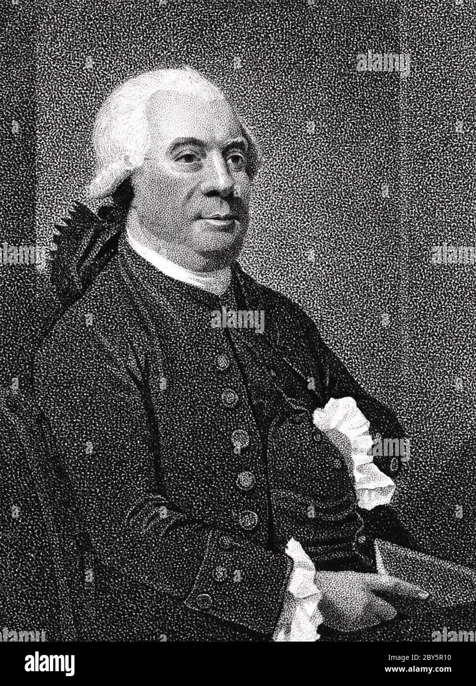 RICHARD BROCKLESBY (1722-1797) médecin et philanthrope anglais de l'armée Banque D'Images