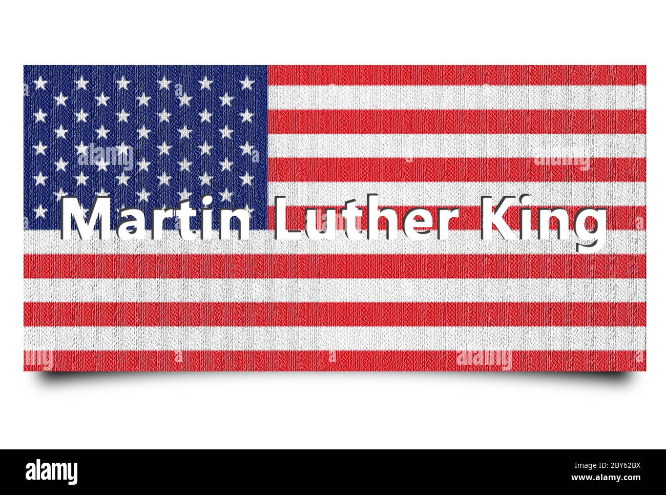 Timbre de jour Martin Luther King Jr Banque D'Images