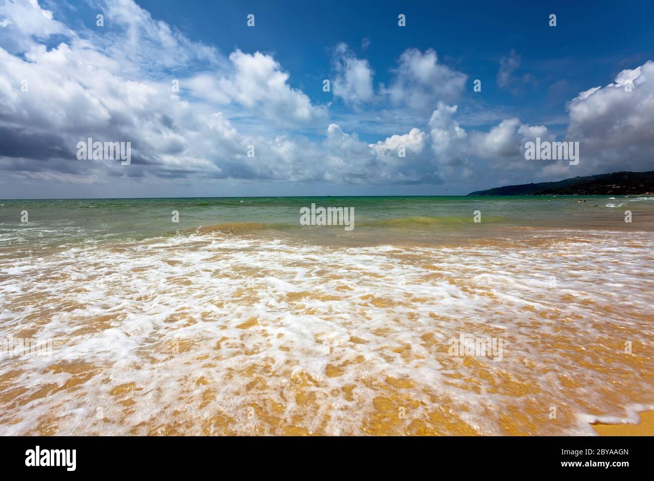 Plage tropical exotique. Banque D'Images