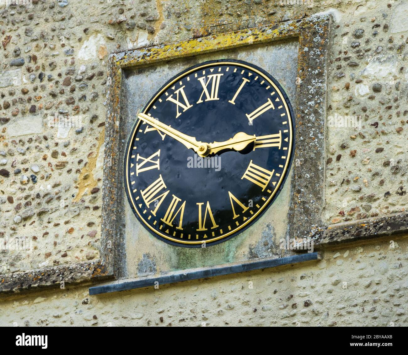 Église de Grantchester, célèbre pour les lignes du poème de Rupert Brooke 'The Old Vicarage, Grantchester' (1912) 'pays l'horloge de l'Église à dix à trois?' Banque D'Images