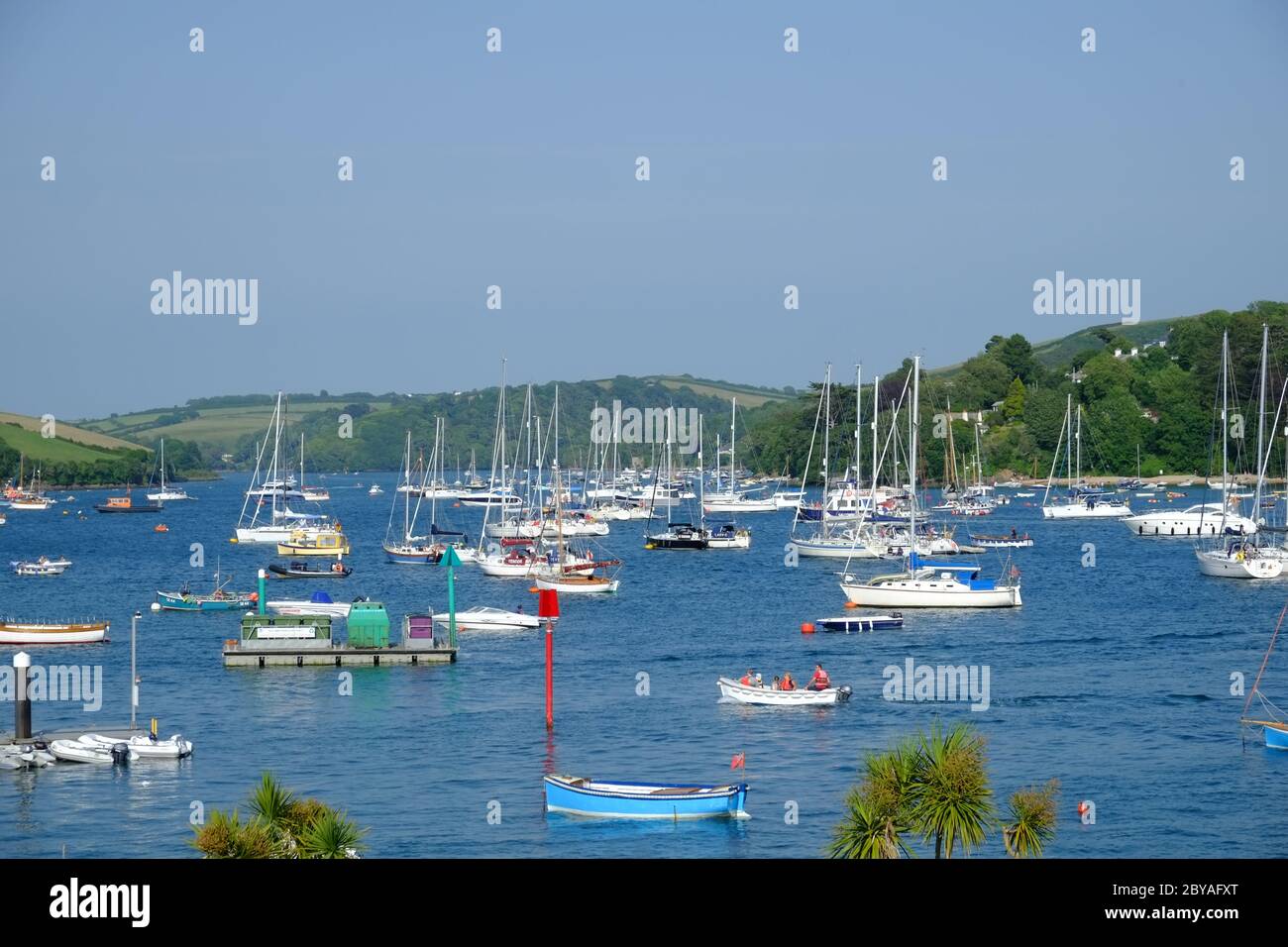 Estuaire de la Salcombe, Devon, Angleterre, Royaume-Uni Banque D'Images