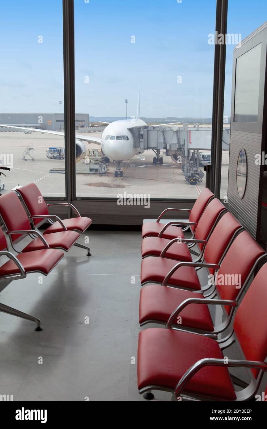 Avion en attente Banque de photographies et d’images à haute résolution