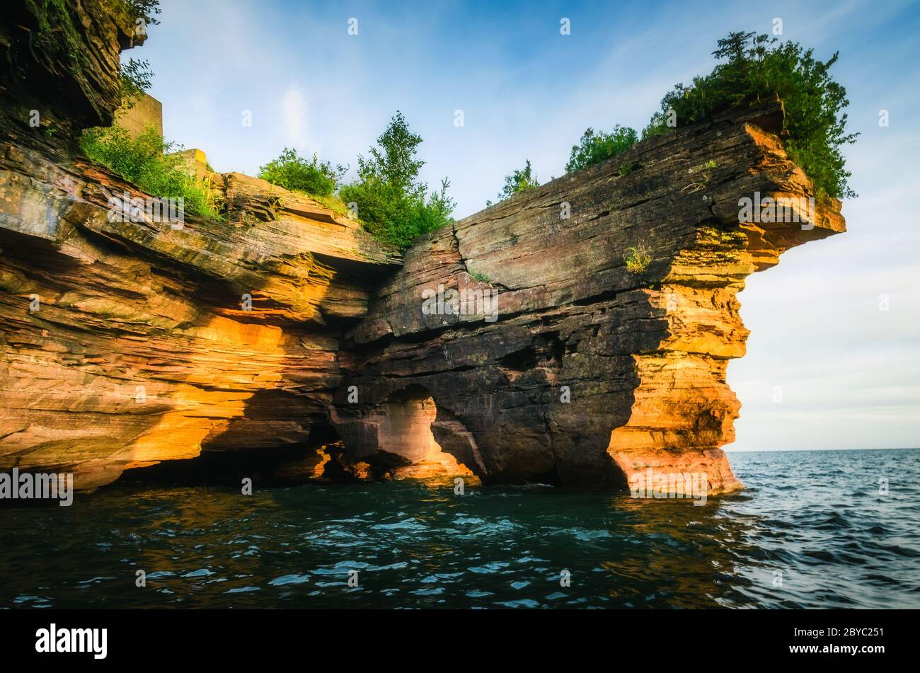 Îles Devils Island Apôtre, Wisconsin Banque D'Images