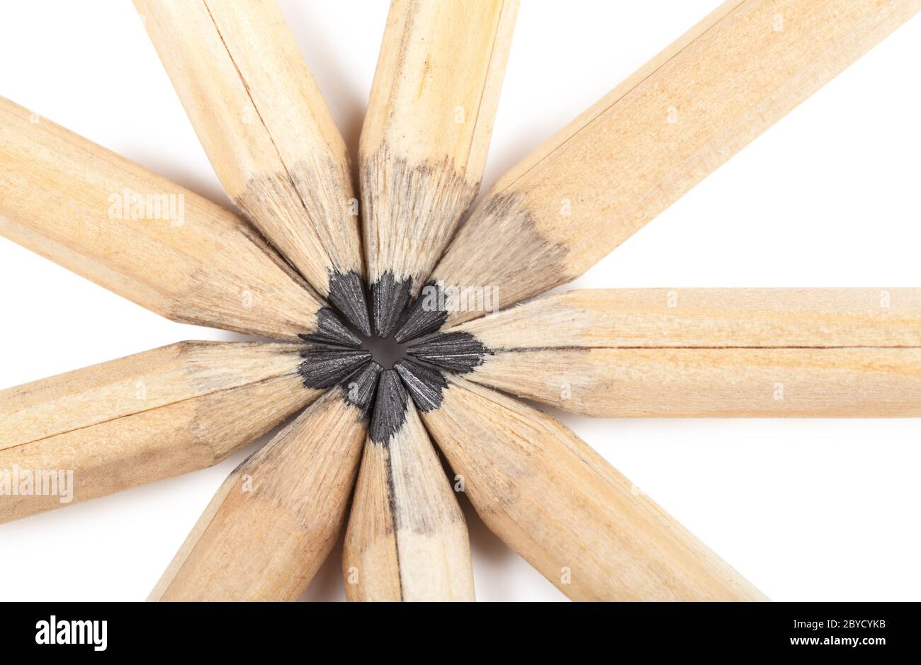 Crayons de plomb Banque D'Images