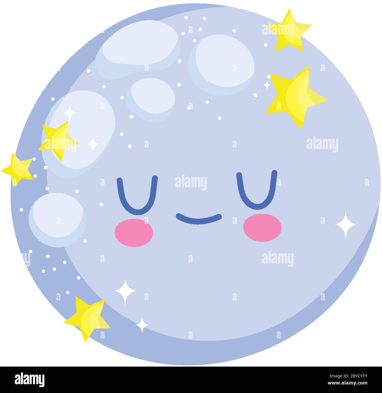 Douche Bebe Dessin Anime Lune Sommeil Annoncer Nouveau Ne Bienvenue Conception Isolee Illustration Vectorielle Image Vectorielle Stock Alamy