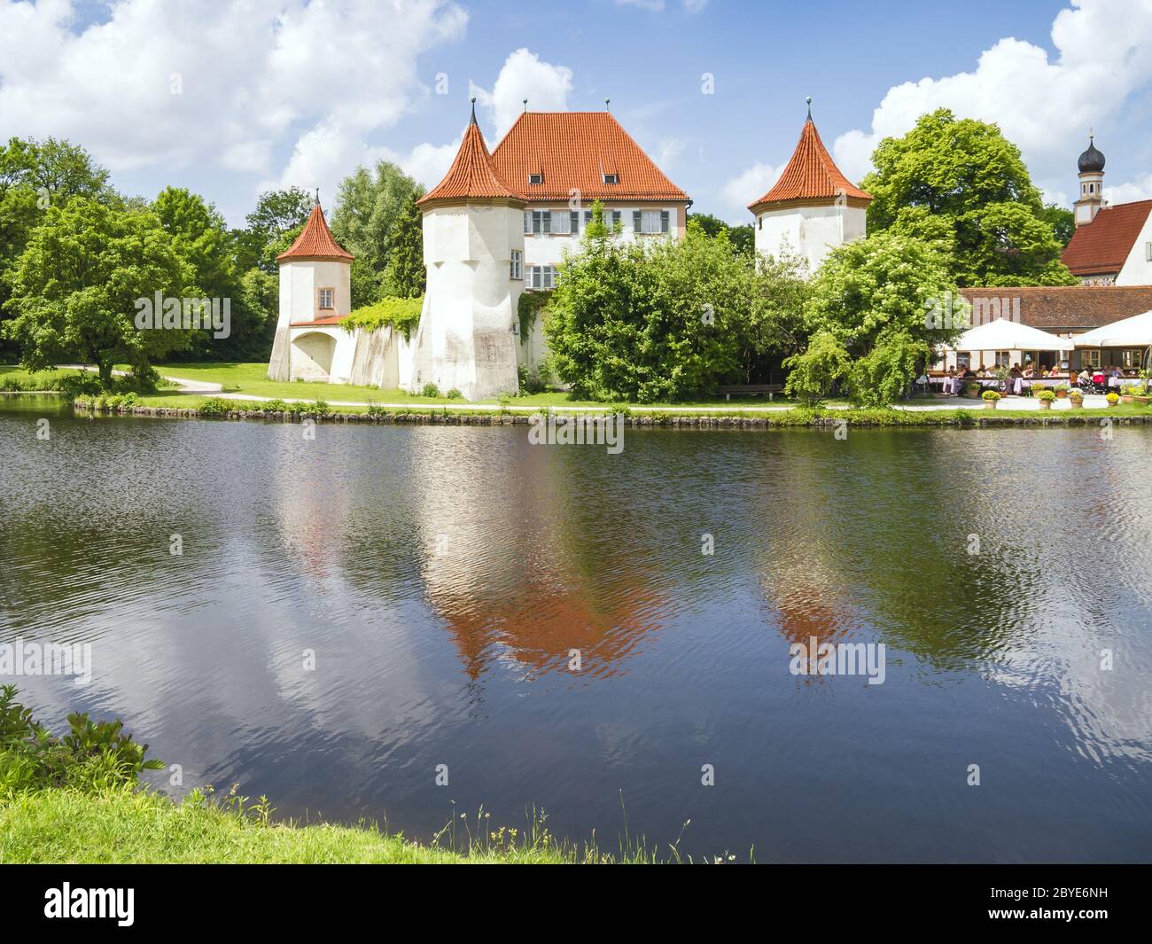 Château Blutenburg Allemagne Bavière Banque D'Images