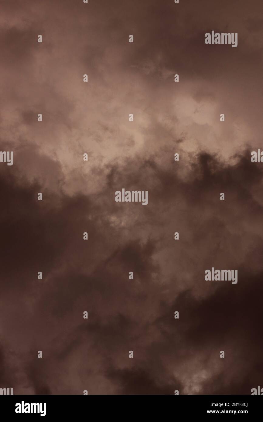 Close up de nuages de pluie pour le fond Banque D'Images