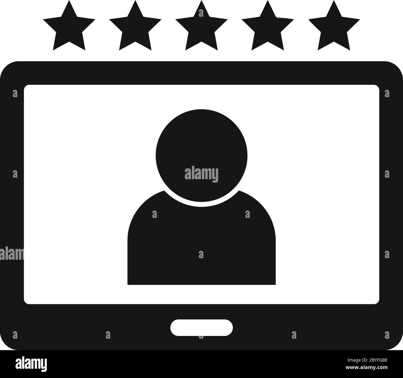 Icône de contenu captivant. Illustration simple de l'icône de vecteur de contenu captivant pour la conception de sites Web isolée sur fond blanc Illustration de Vecteur