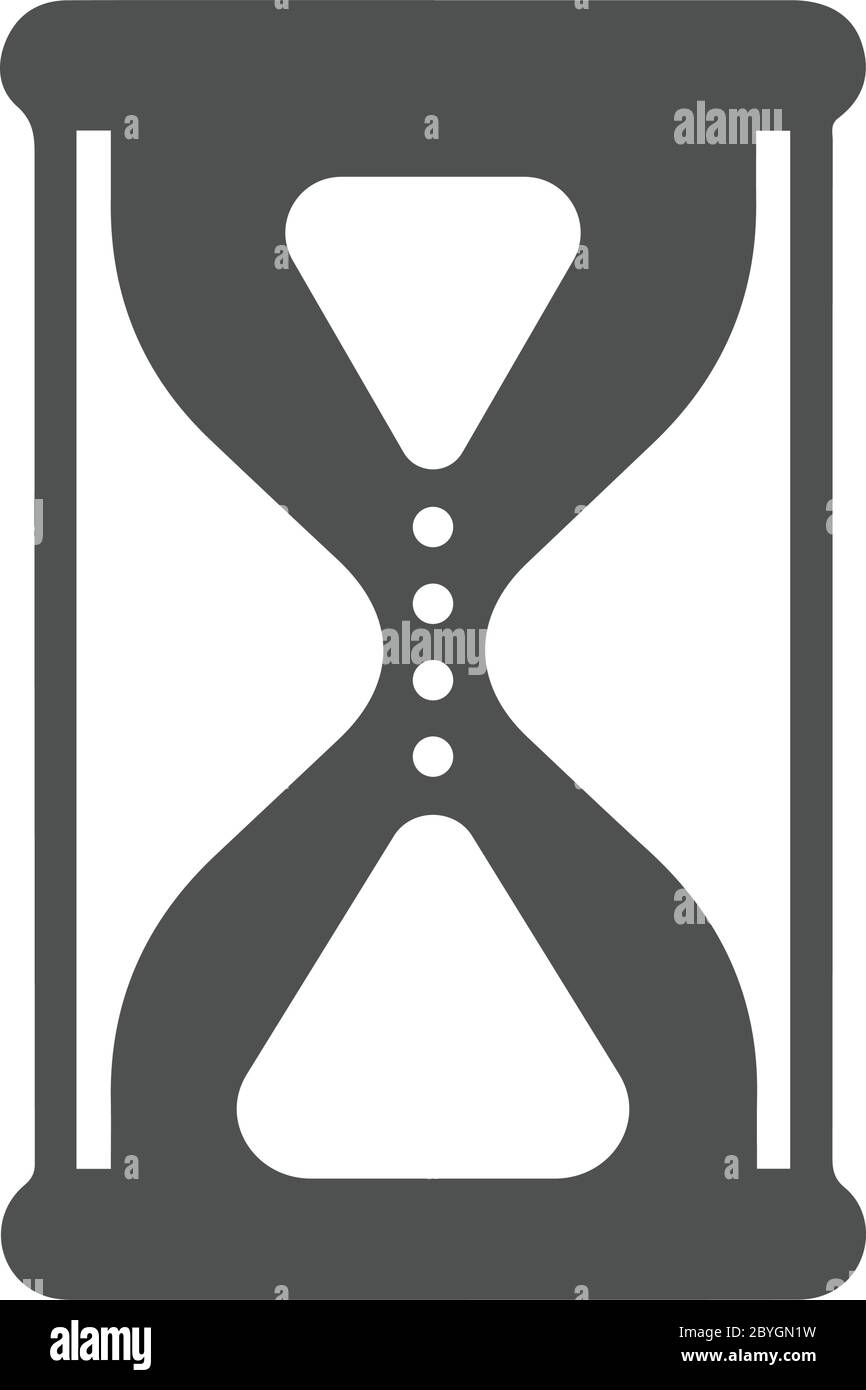 Design magnifique et entièrement modifiable Date limite, sablier, gestion du temps, icône de minuterie pour les projets commerciaux, de supports d'impression, Web ou tout type de conception. Illustration de Vecteur