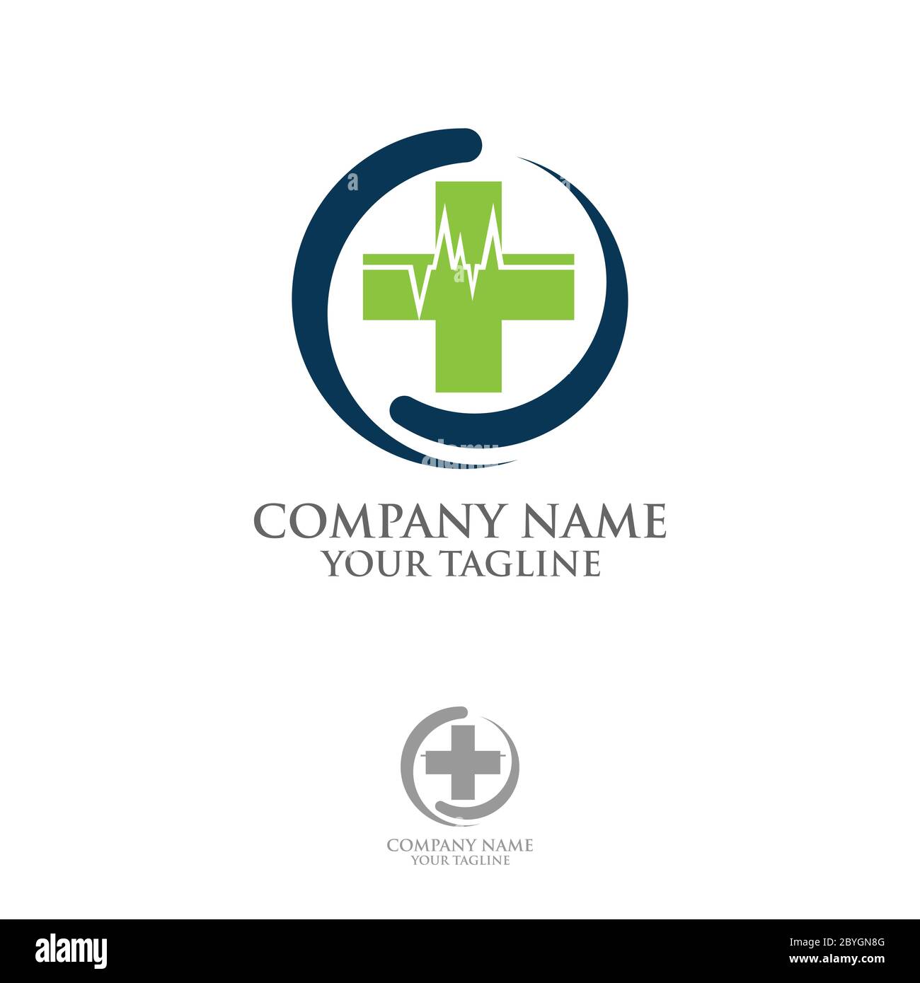 Design conceptuel du logo Health Shield pour de la santé