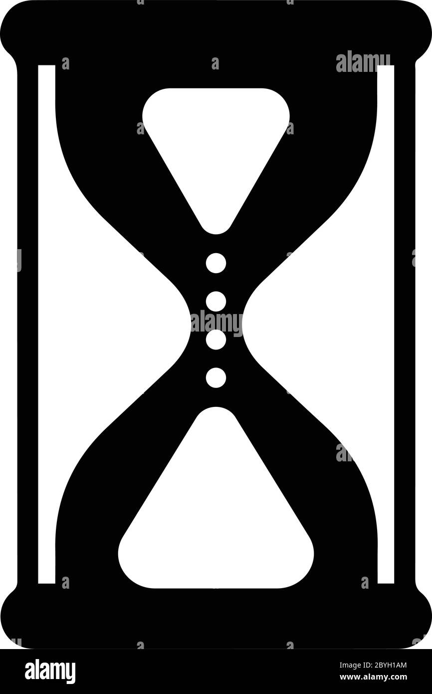 Design magnifique et entièrement modifiable Date limite, sablier, gestion du temps, icône de minuterie pour les projets commerciaux, de supports d'impression, Web ou tout type de conception. Illustration de Vecteur