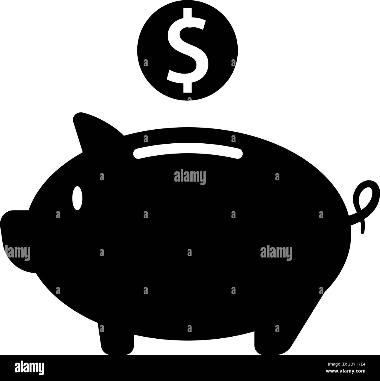 Illustration du vecteur Banque de cochon de la boîte de monnaie Illustration de Vecteur
