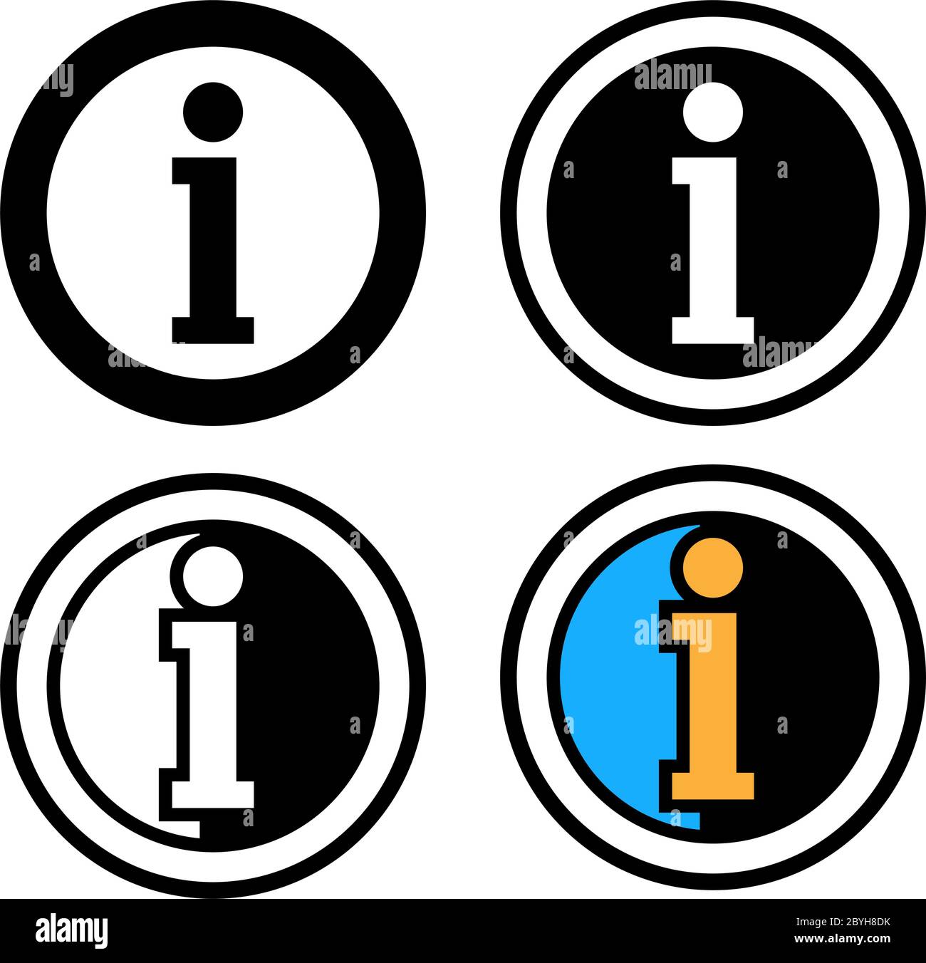 Icône d'information, symbole d'information / illustration du vecteur de symbole Illustration de Vecteur