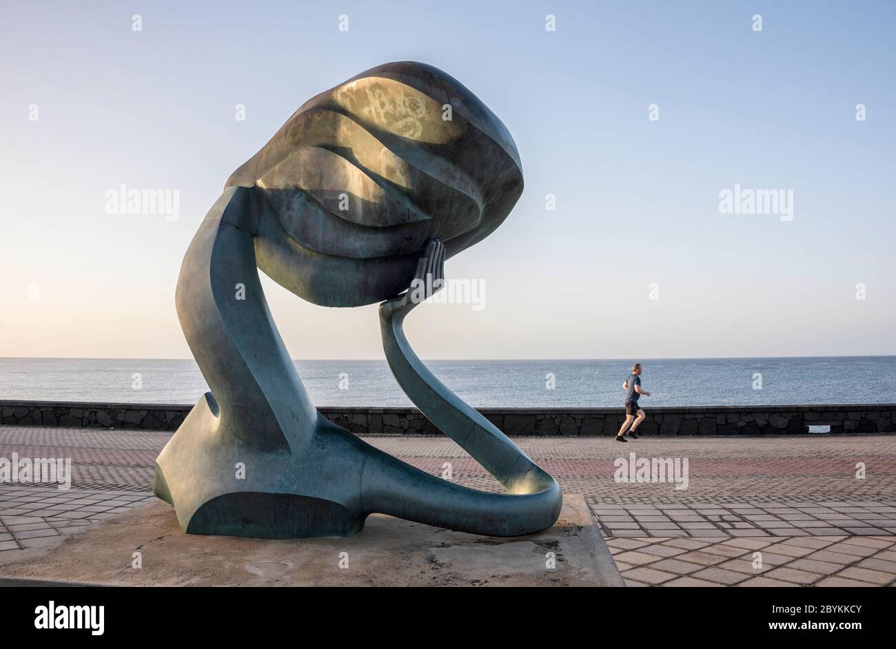 La sculpture du rêve du Millénaire (EL SUENO DEL MILENIO) au parc Tematico, Arrecife, Lanzarote Banque D'Images