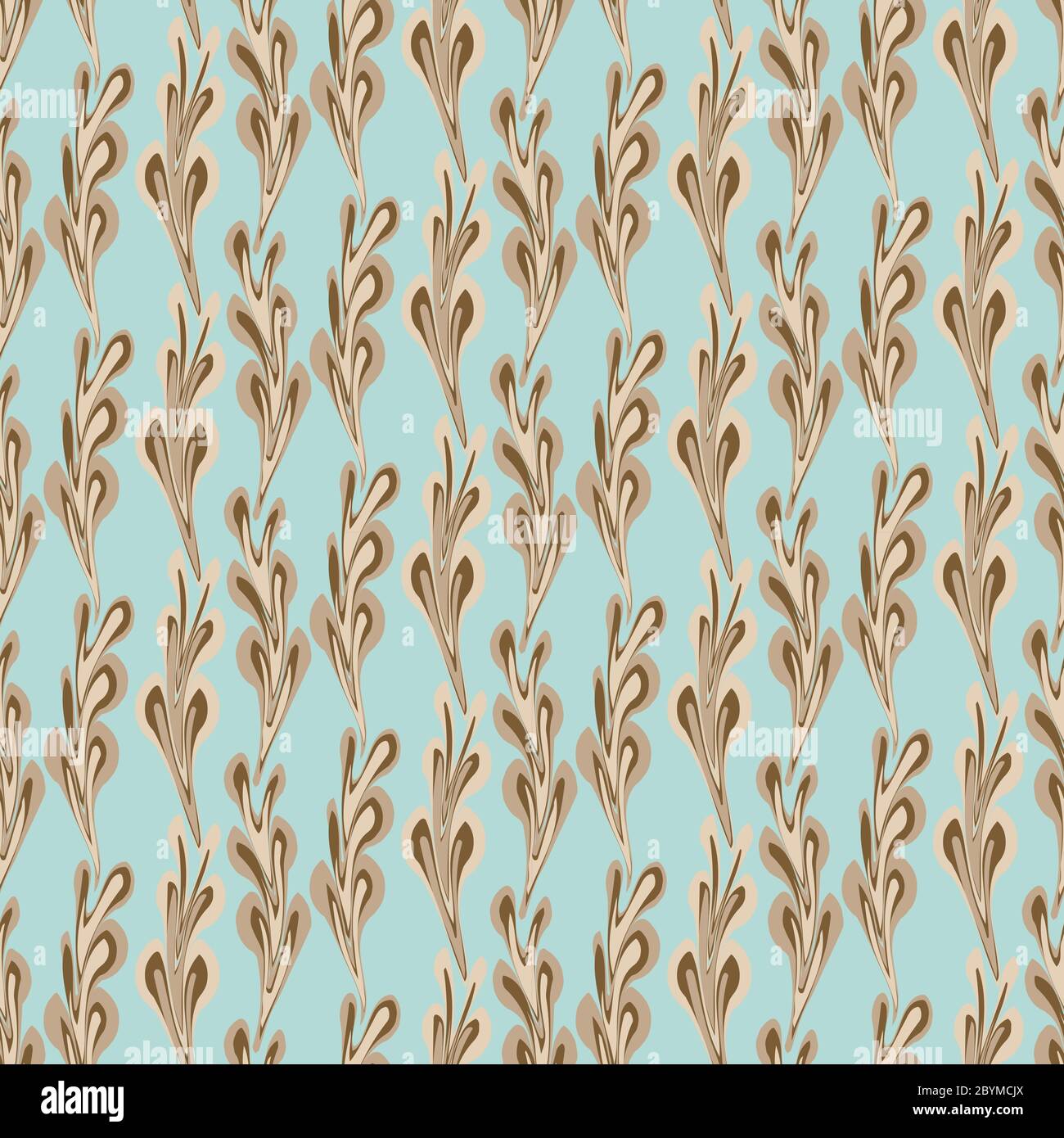 papier marbré motif vectoriel sans couture à la menthe Illustration de Vecteur