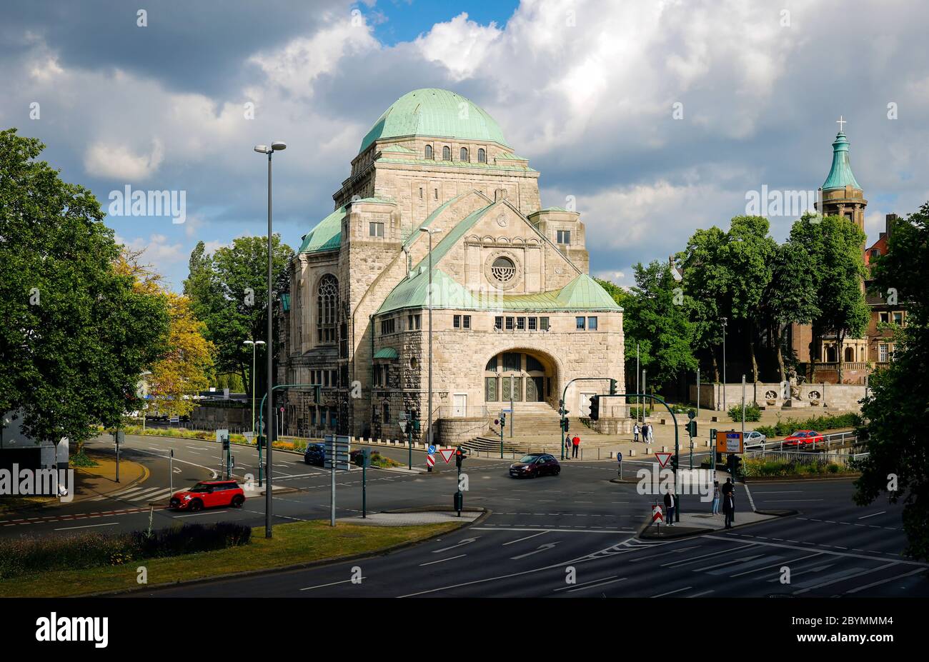 25.05.2020, Essen, Rhénanie-du-Nord-Westphalie, Allemagne - l'ancienne synagogue du centre-ville d'Essen est aujourd'hui la maison de la culture juive à Essen. 00X200525D027CAROE Banque D'Images