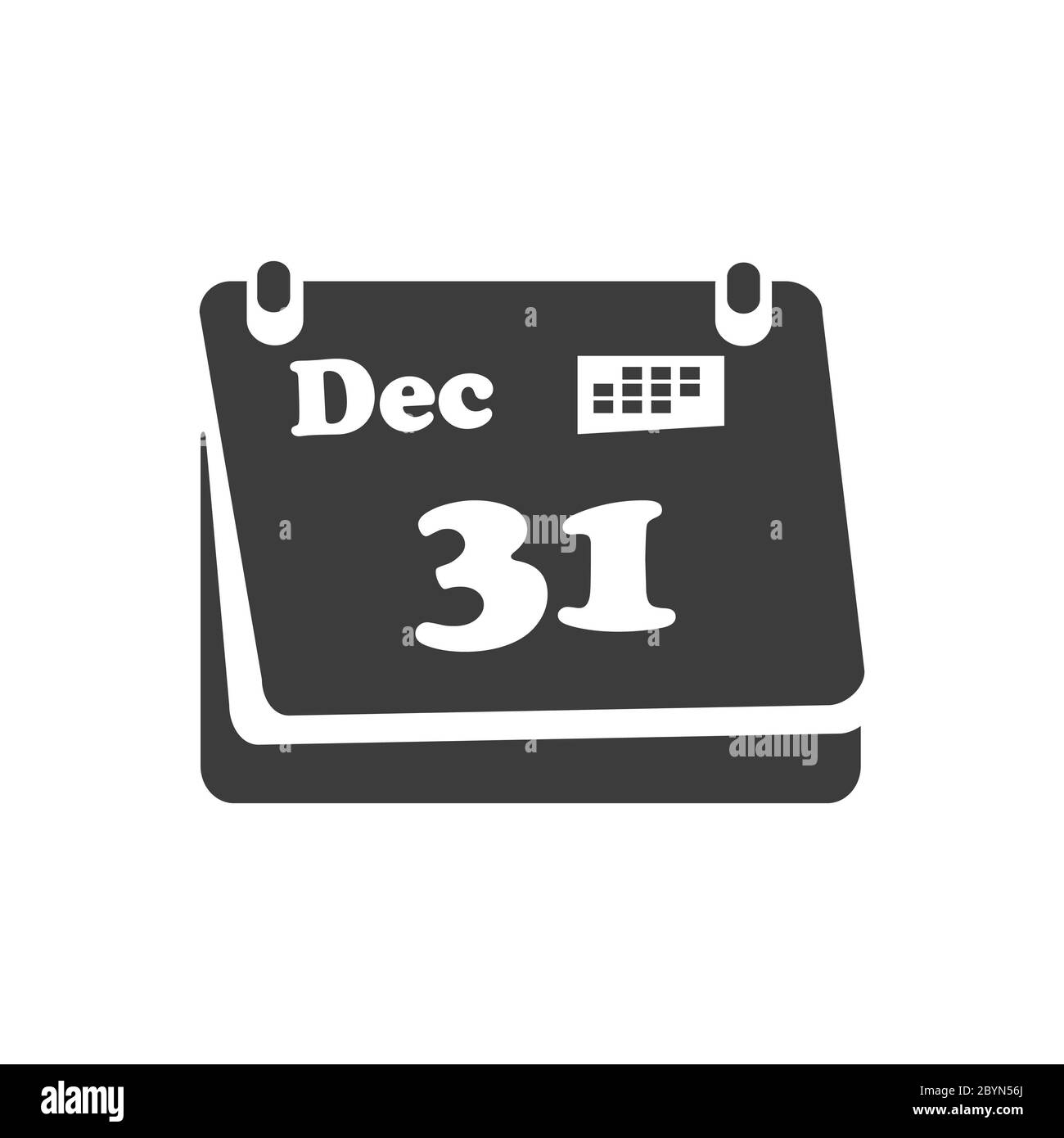 Icône de calendrier Banque D'Images