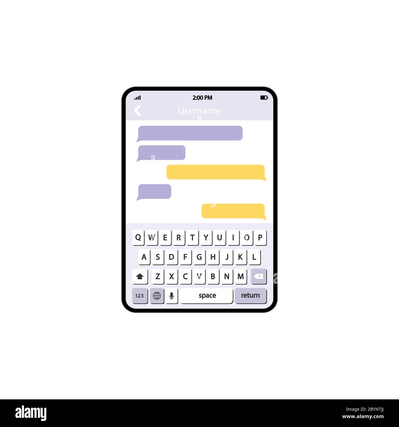 Modèle de message de la tablette. Modèle de page de Network Messenger ...