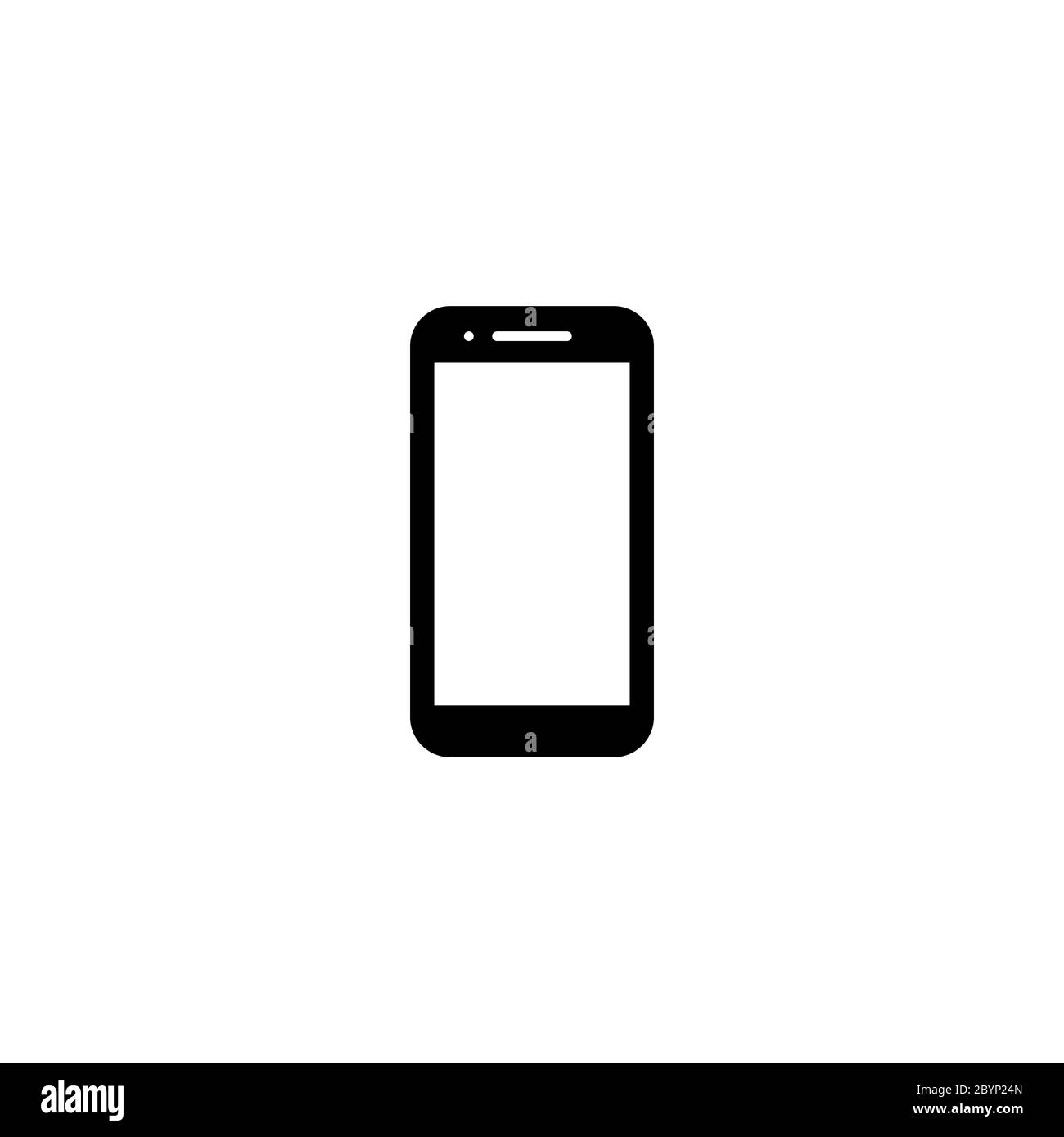 Icône smartphone, téléphone, mobile sur fond blanc isolé. Vecteur EPS 10. Illustration de Vecteur