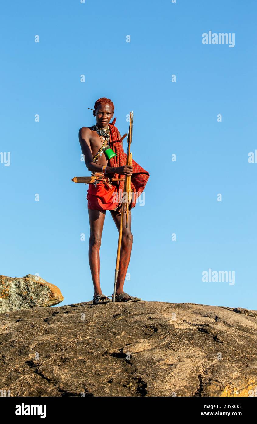 guerrier vetements masai