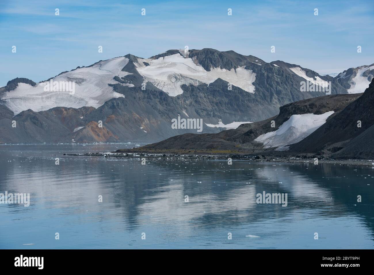 Admiralty Bay, sur l'île du Roi George, dans les îles Shetland Sud, Antarctique. Banque D'Images