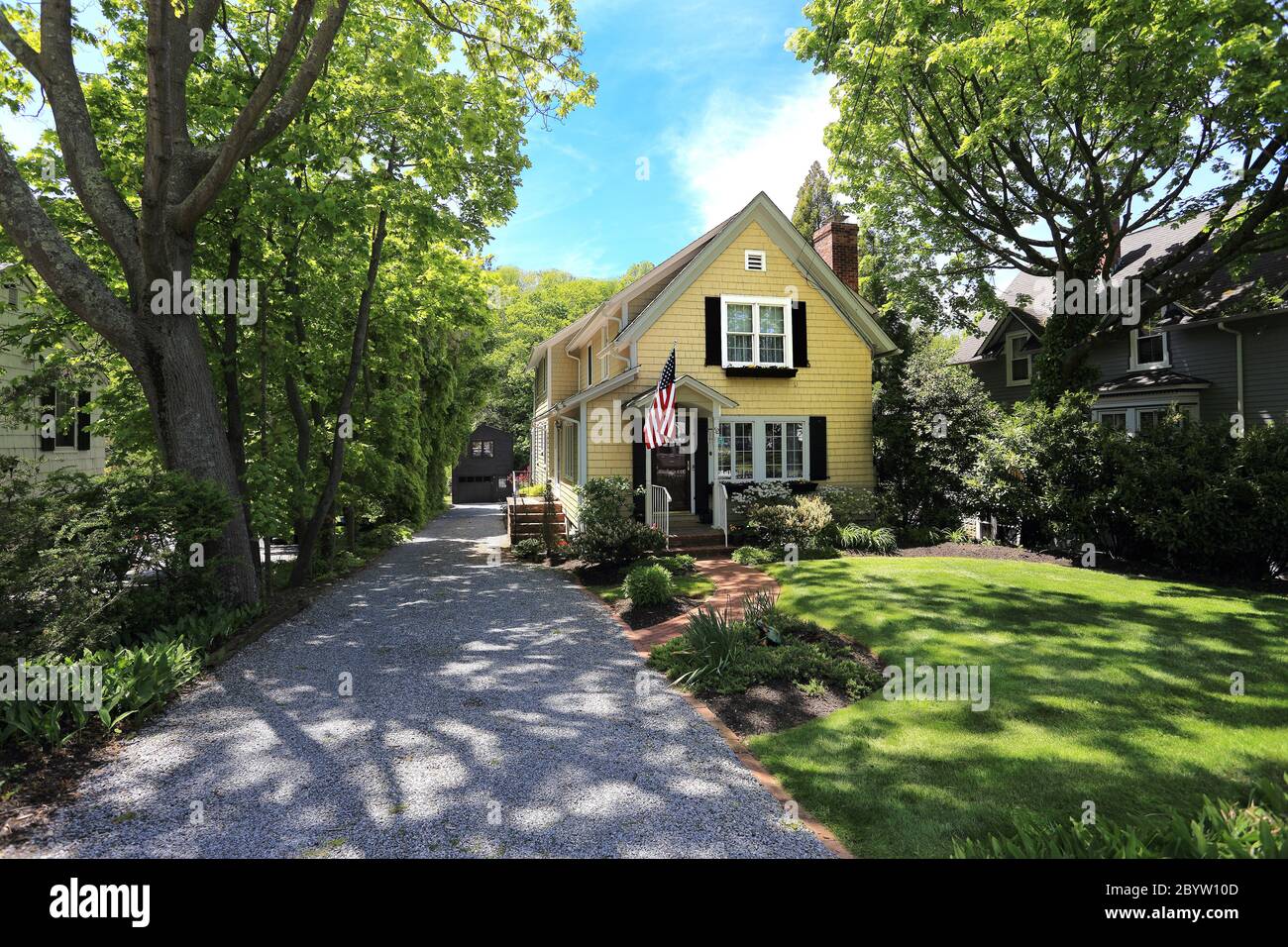 Maison Stony Brook long Island New York Banque D'Images
