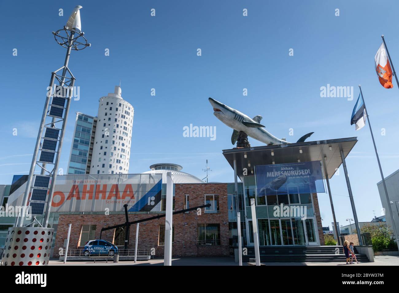 Tartu, Estonie - juin 2018 : Centre scientifique AHHAA, un centre scientifique situé à Tartu, Estonie. C'est le plus grand centre scientifique des pays baltes Banque D'Images