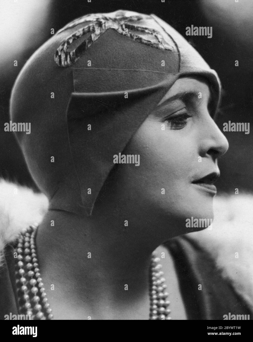 Maria Gorczyńska comme Laura dans une des scènes du film 'Przedwiośnie' ca. 1928 Banque D'Images