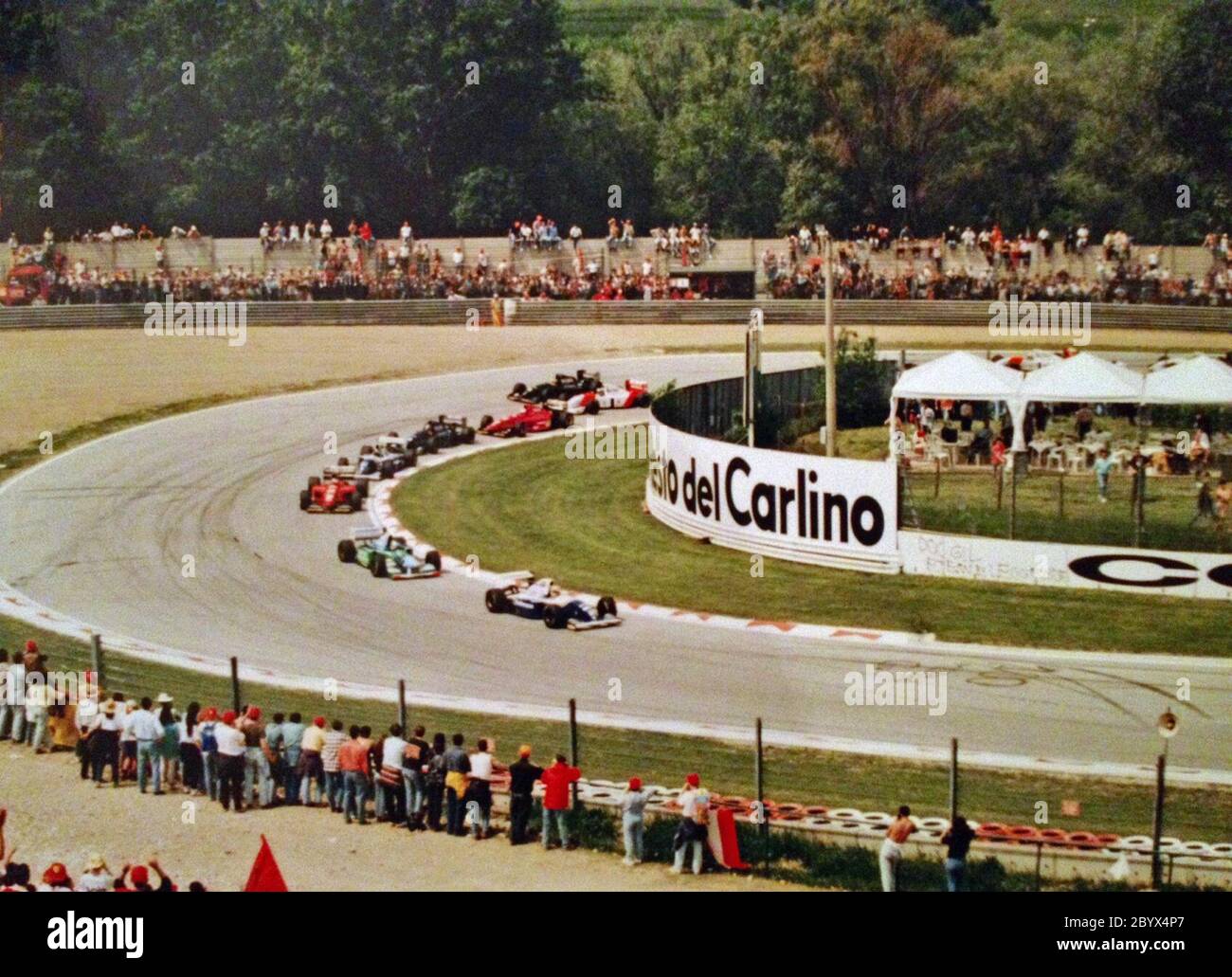 Grand Prix de Saint-Marin 1994 - 1er tour Banque D'Images