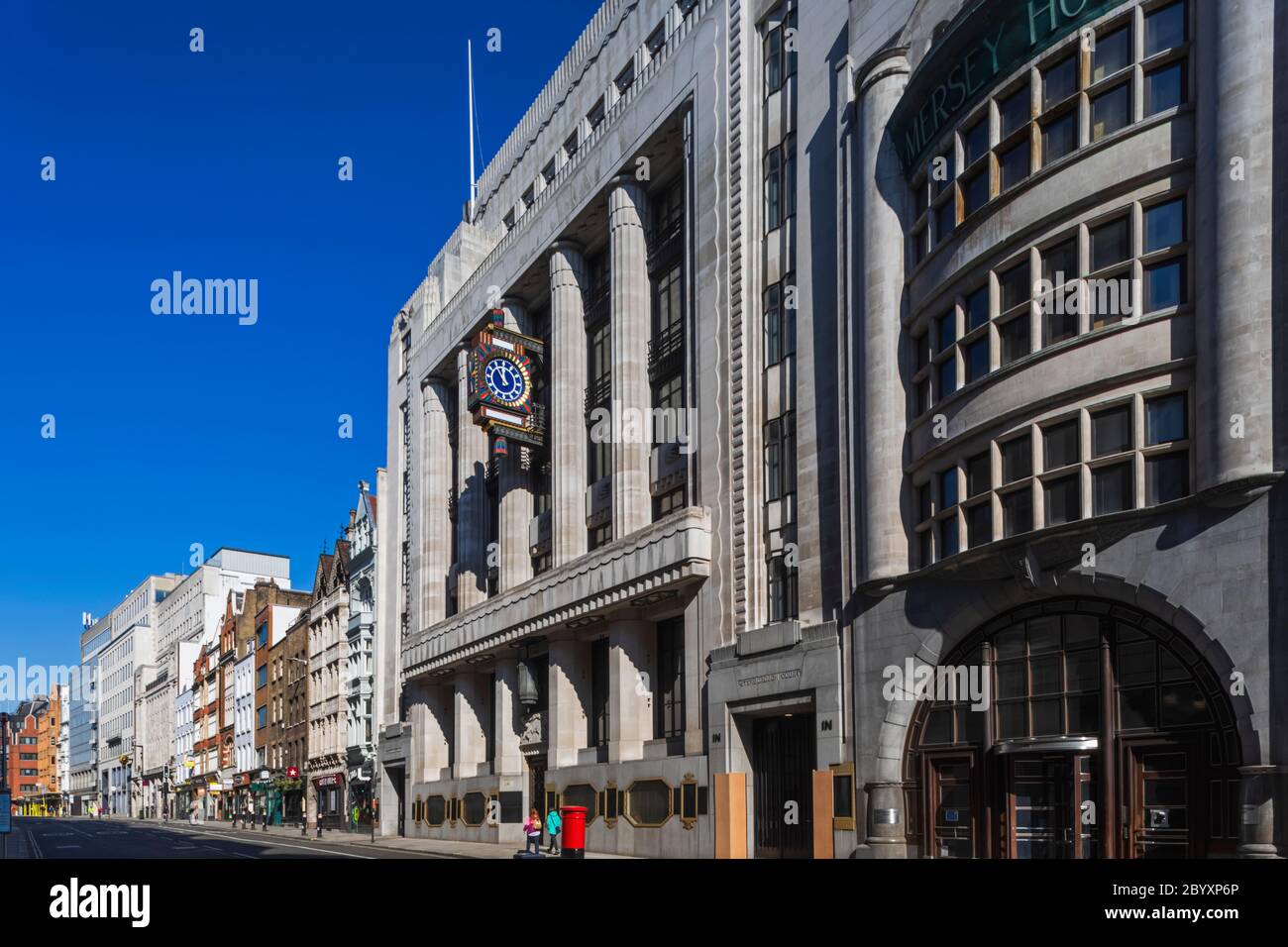 Angleterre, Londres, ville de Londres, Fleet Street, Daily Telegraph Building et Daily Express Building Banque D'Images