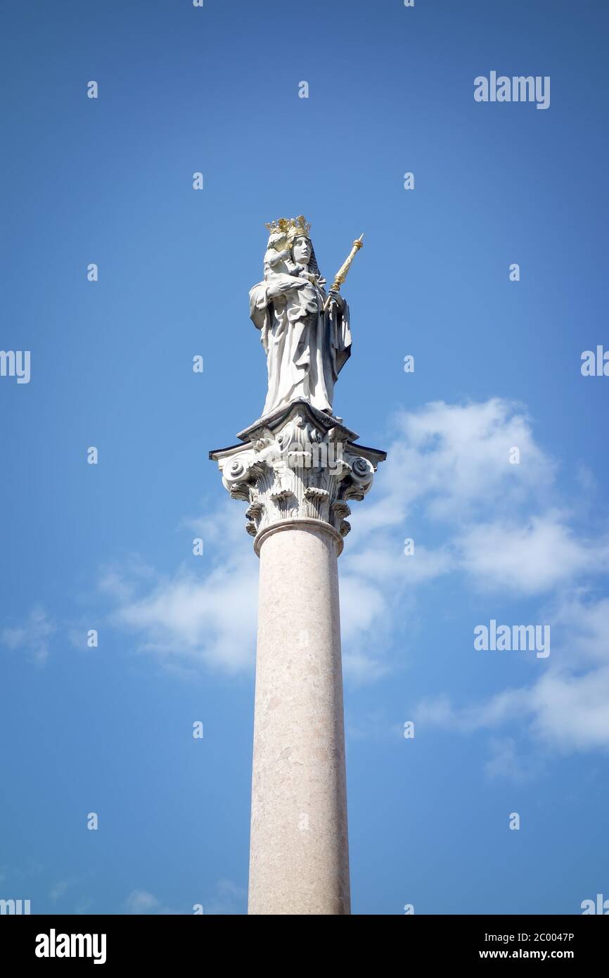 Statue de Maria Freising Banque D'Images