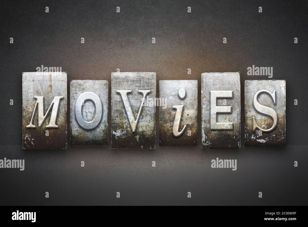Films typographiques Banque D'Images