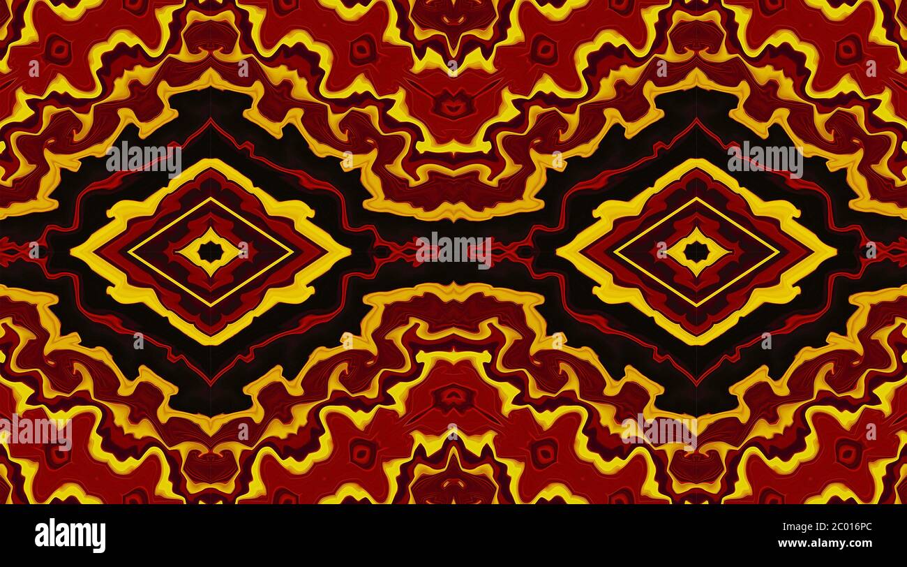 Arrière-plan tribal coloré abstrait Banque D'Images