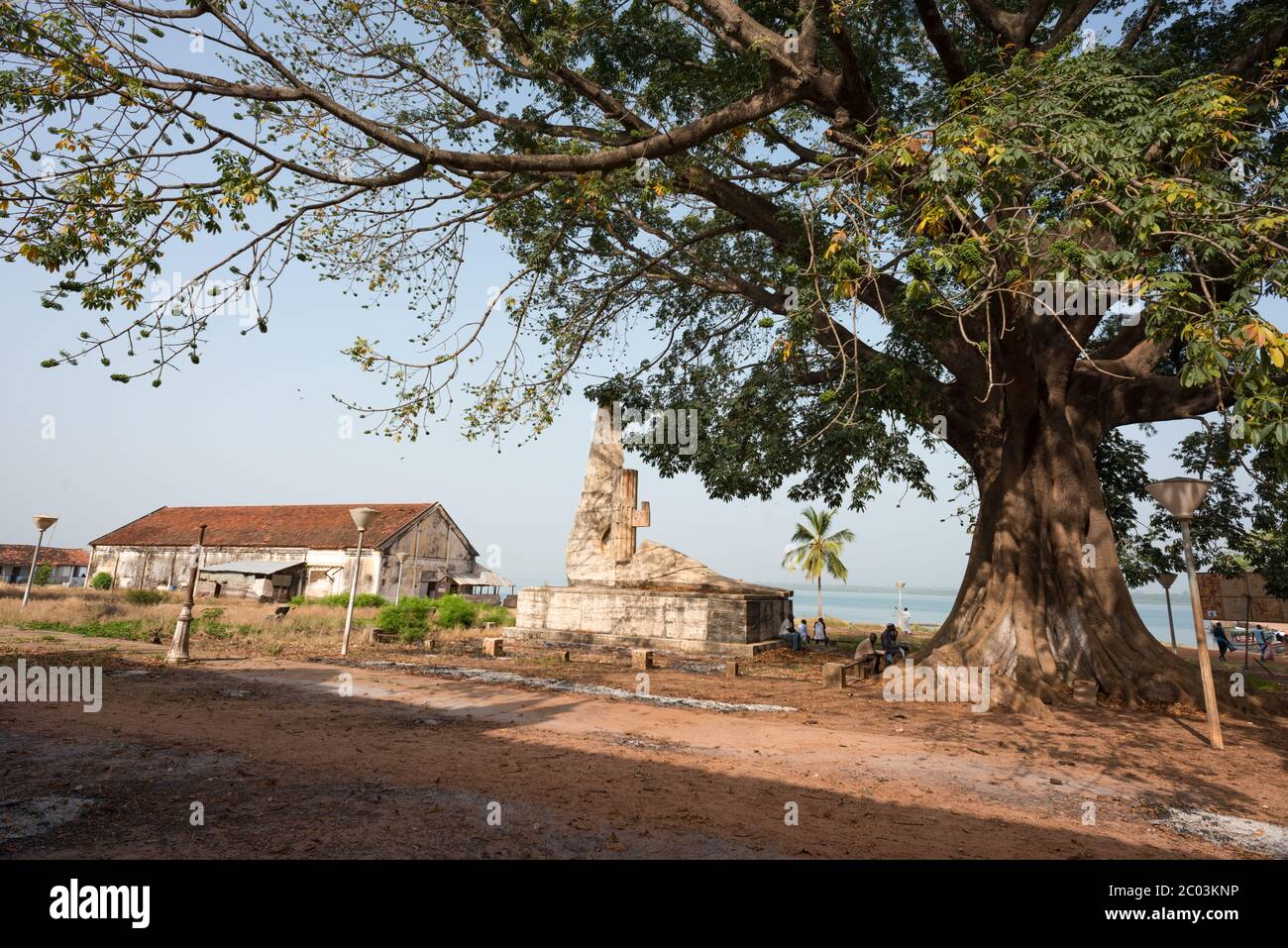 Bolama, ancienne capitale abandonnée de la Guinée-Bissau en Afrique de l'Ouest Banque D'Images