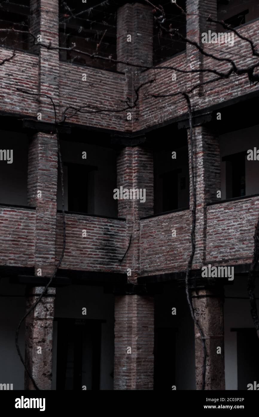 Visite de 'Corral del carbone' à Grenade. Banque D'Images