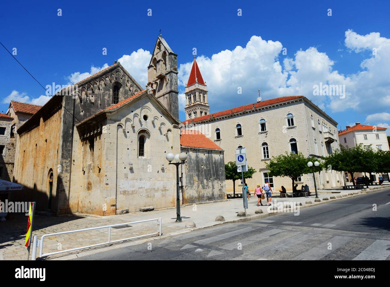 Église de Jean-Baptiste à Trogir, Croatie Banque D'Images