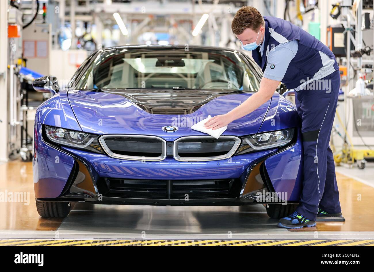 BMW i8, la dernière voiture sort de l'usine