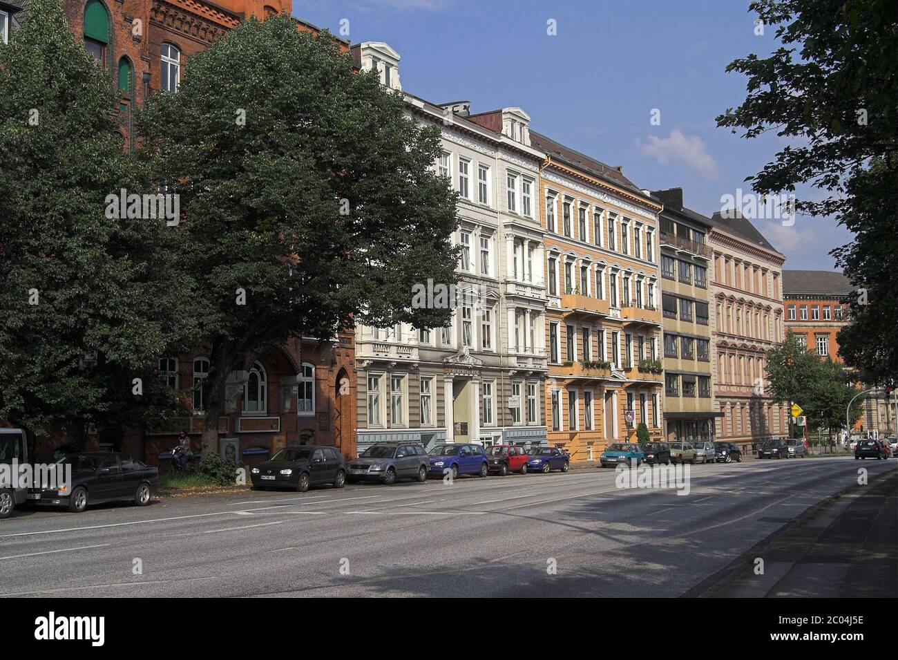 Hambourg, Allemagne, Maison où vivait le compositeur Gustav Mahler. Deutschland, Haus, in dem der Komponist Gustav Mahler lebte. Dom Gustawa Mahlera Banque D'Images