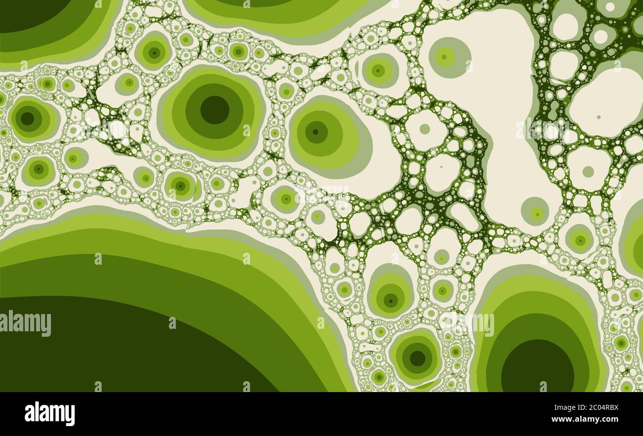 Résumé couleur méditative fond fractal Illustration de Vecteur