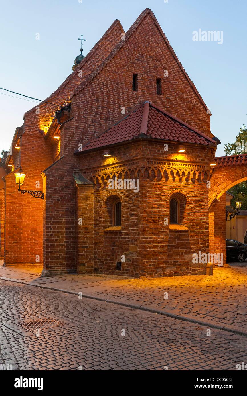 Église de Saint-Giles, île de la Cathédrale, Wroclaw, Pologne Banque D'Images