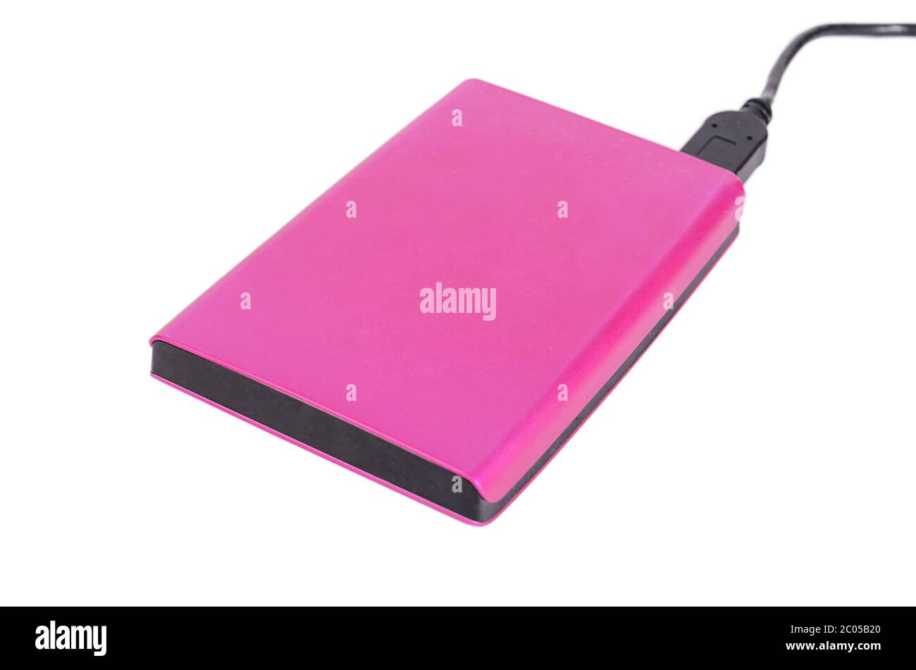 Disque externe pour le stockage des informations isolé Banque D'Images