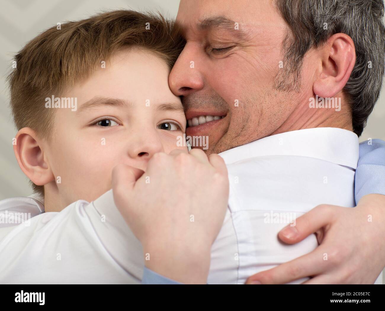 Je t'aime beaucoup, papa Banque D'Images