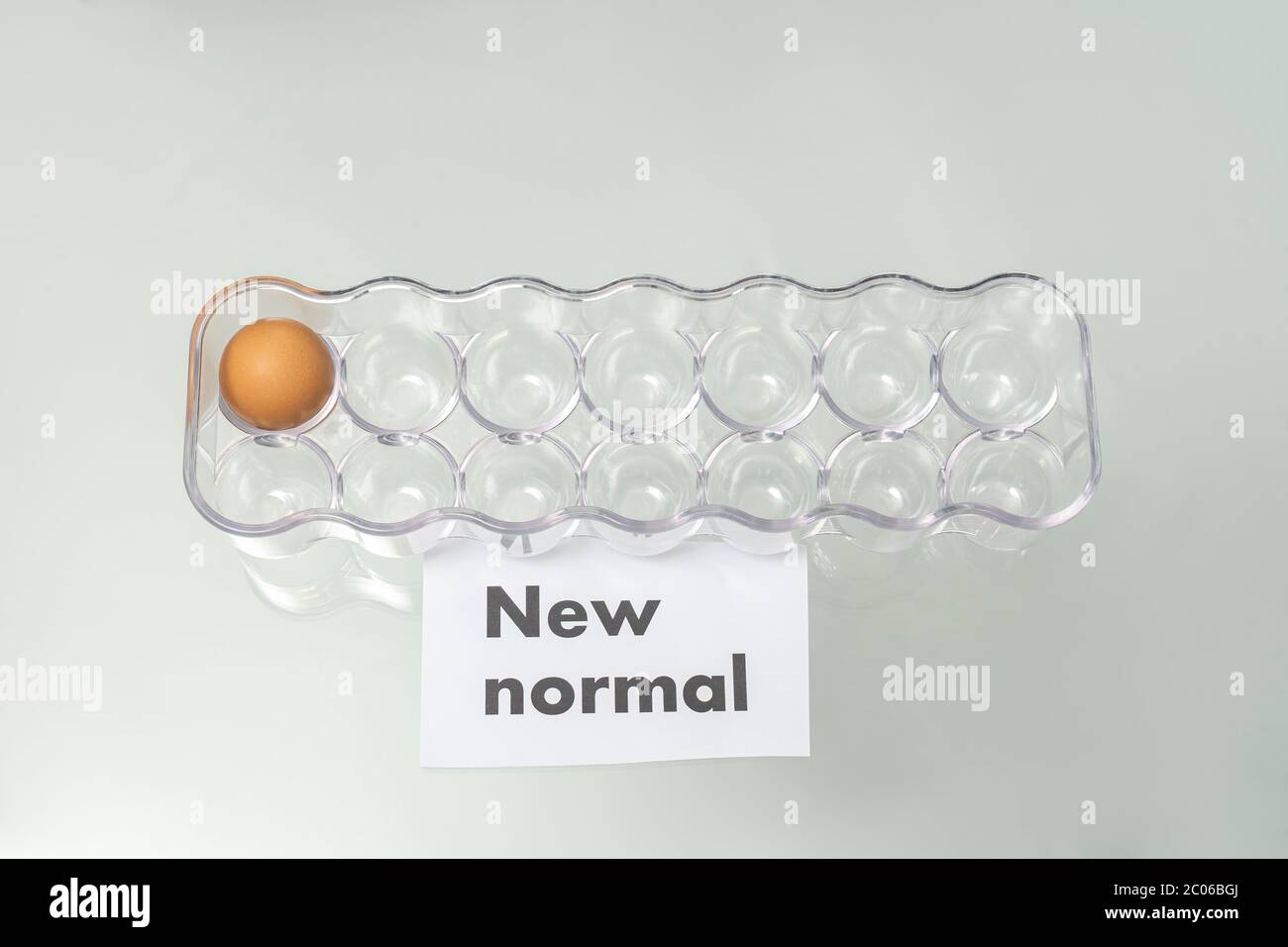 NOUVEAU concept NORMAL. Banque D'Images