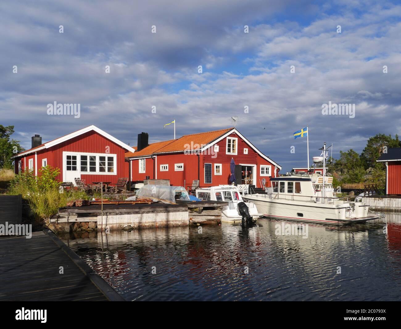 île suédoise Kråkön dans le golfe de bothnia Banque D'Images