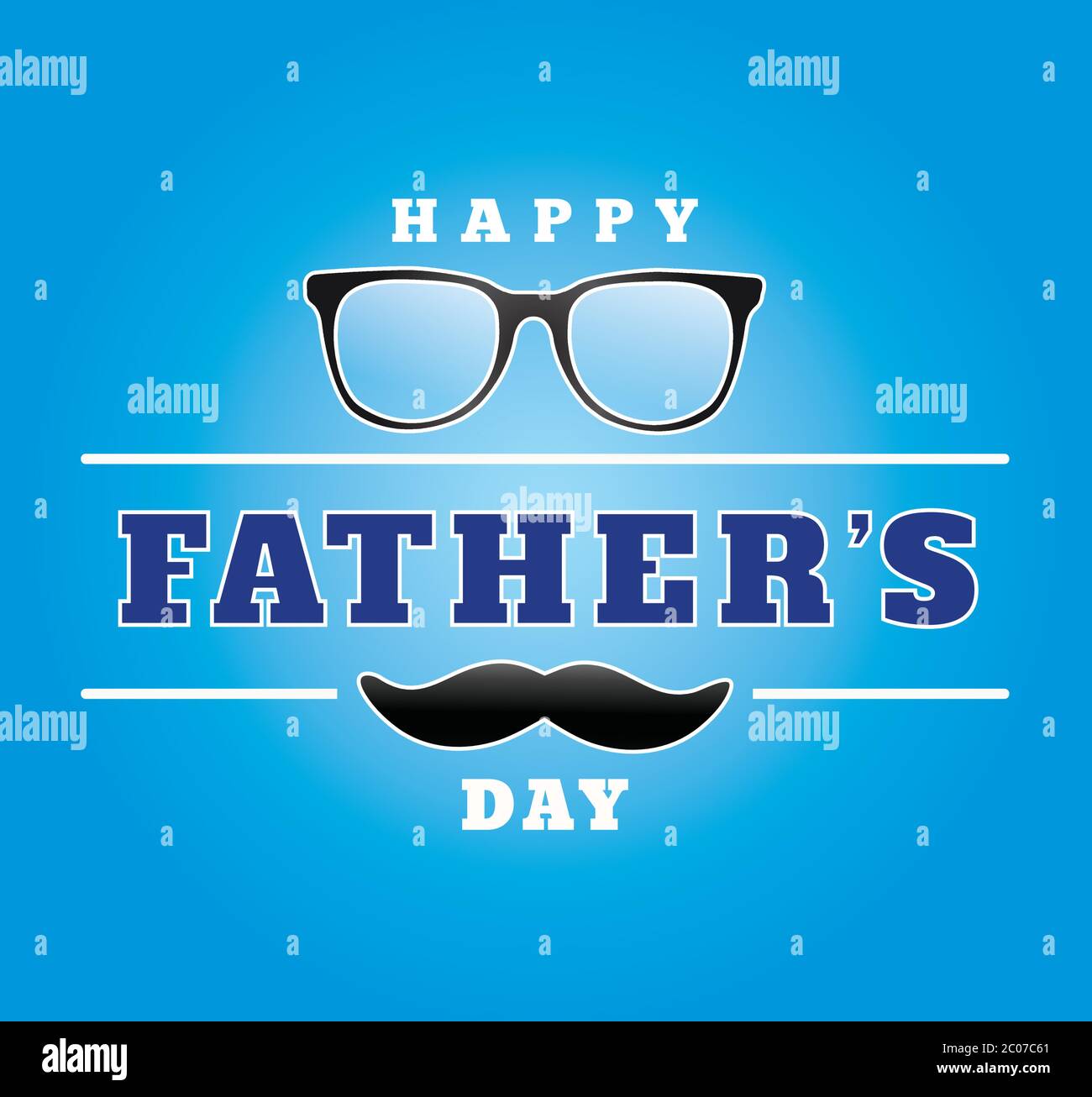 Fond de la fête des pères bonne illustration vectorielle.carte de fête des pères bonne humeur, design pour carte de vœux, affiche, bannière, impression, mailing.vecteur moustache. Illustration de Vecteur