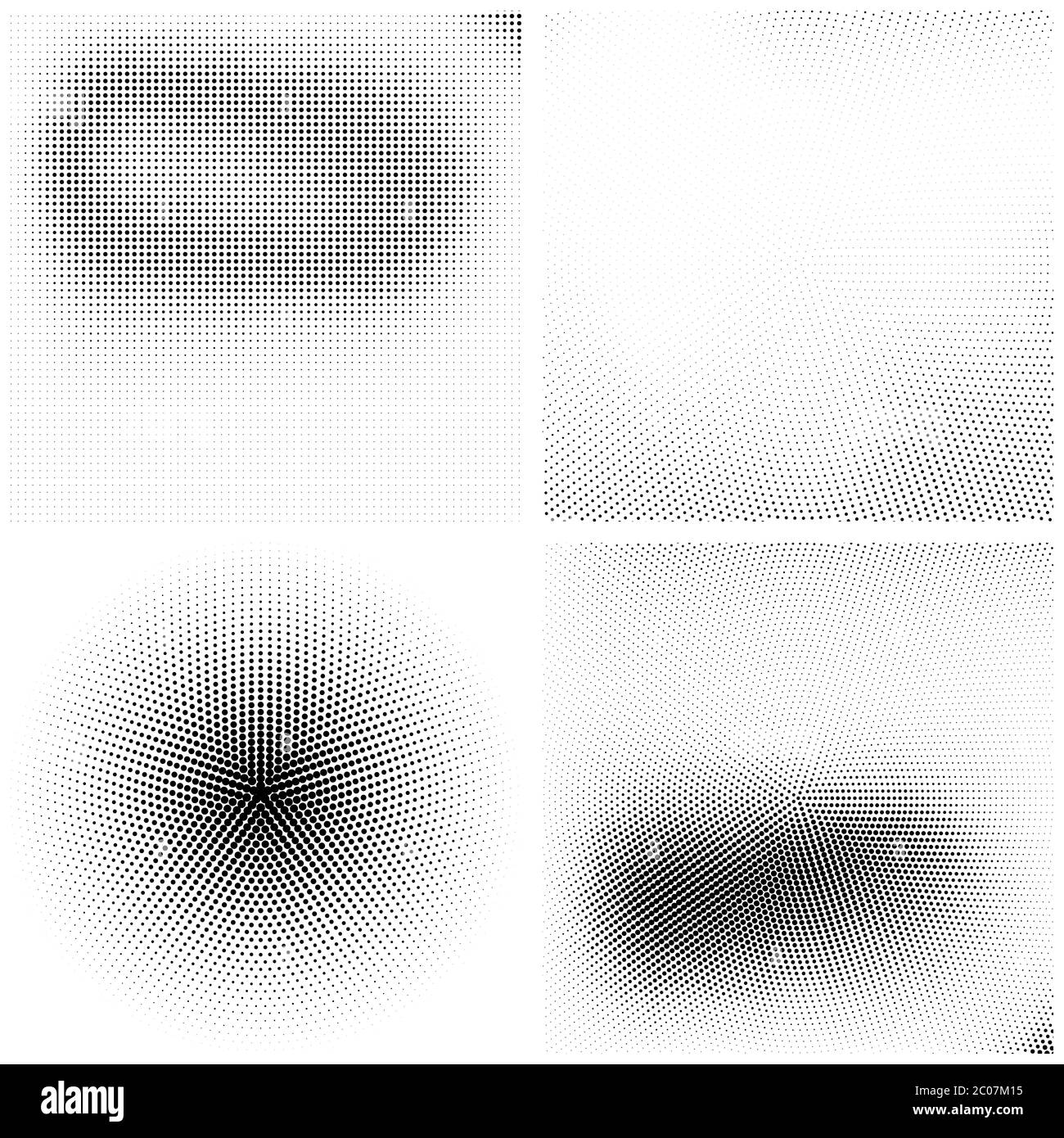 Modèle de demi-teinte. Ensemble de points. La texture en pointillés sur fond blanc. Grunge Overlay Modèle. La conception linéaire de détresse. Banque D'Images
