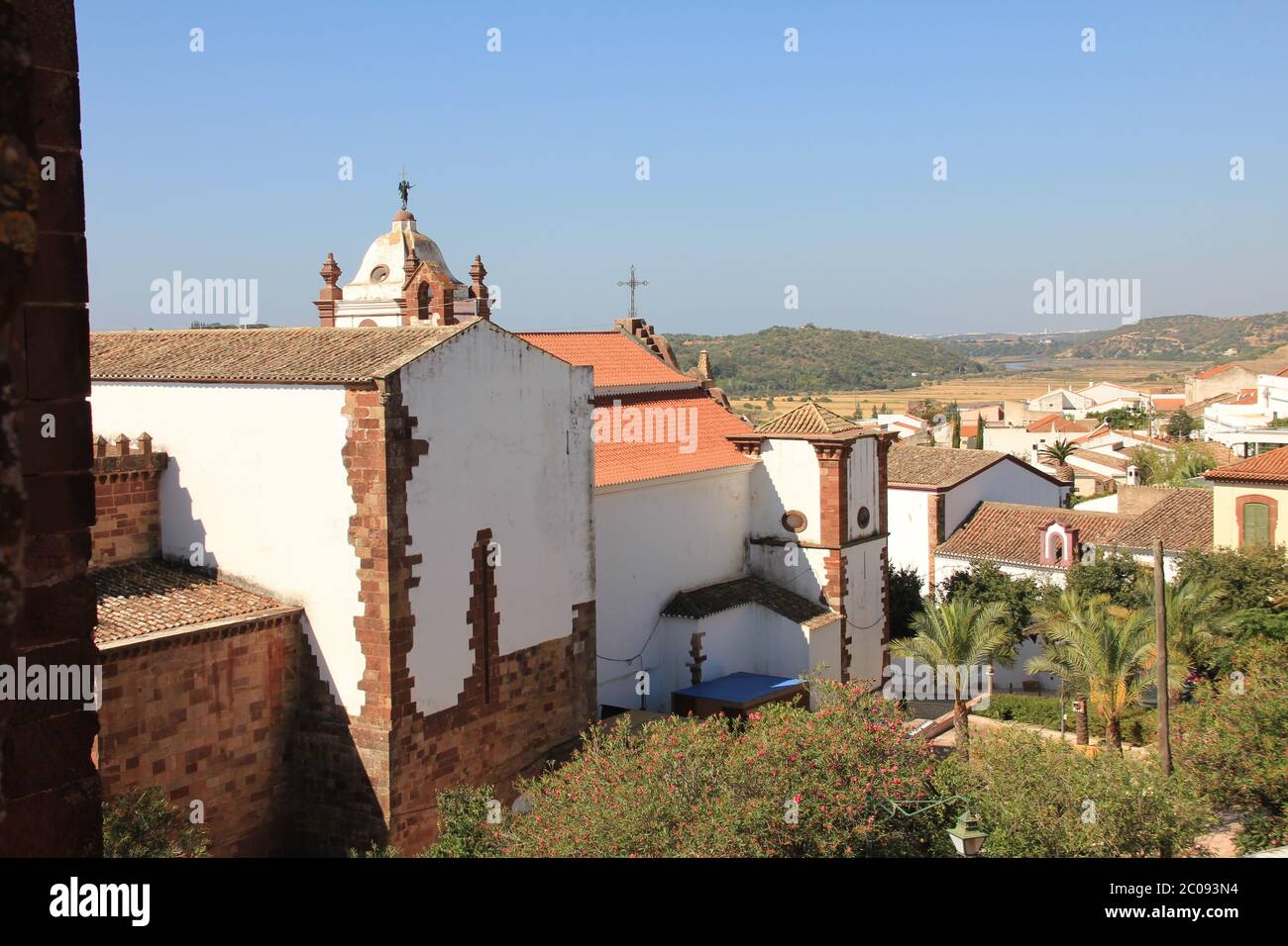 Le château de Silves en Algarve, Portugal Banque D'Images