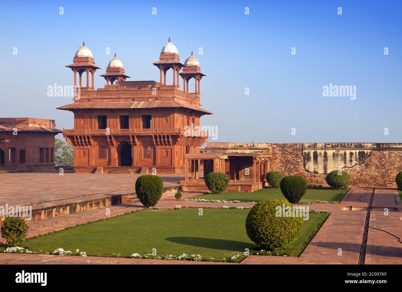 L'Inde. La ville de Fatehpur Sikri. Banque D'Images