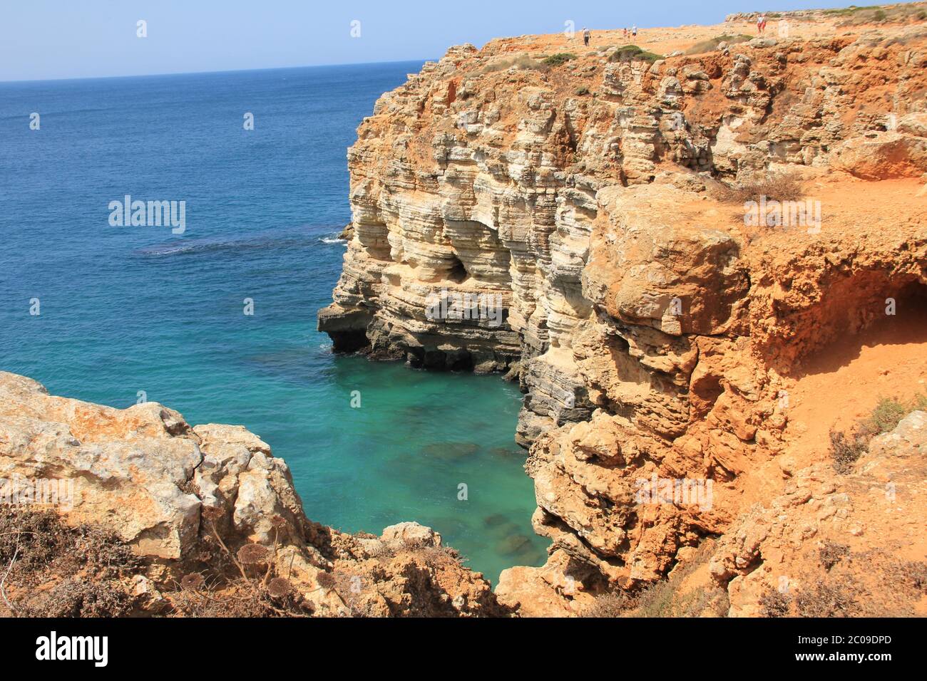 Sagres point dans le sud-ouest du Portugal Banque D'Images